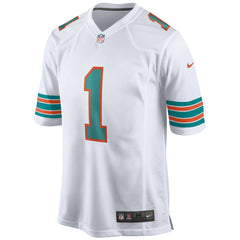 Tua Tagovailoa Miami Dolphins 2nd Alternate Game Jersey - White - Nike