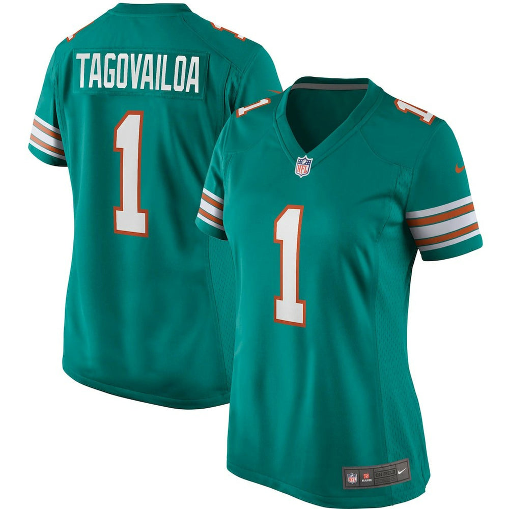 Tua Tagovailoa Miami Dolphins Women's Alternate Game Jersey - Aqua - Nike