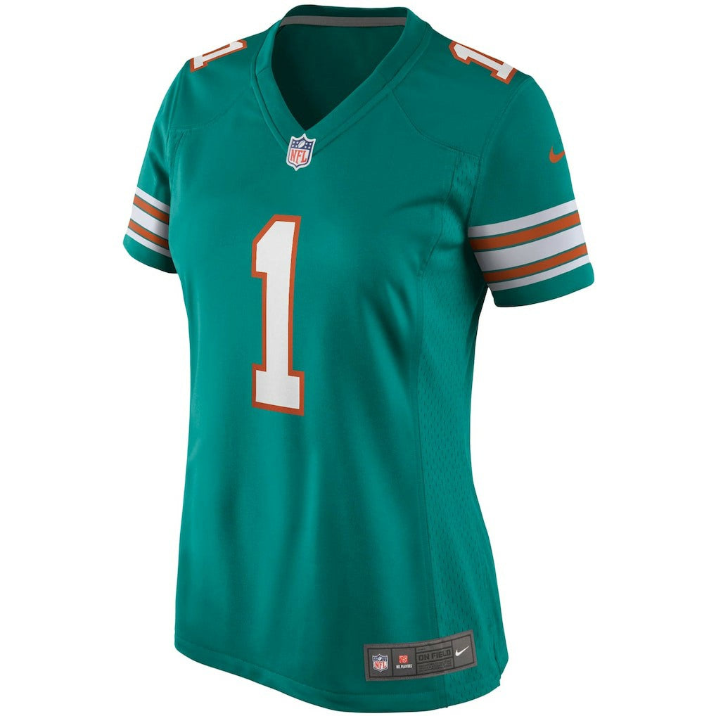 Tua Tagovailoa Miami Dolphins Women's Alternate Game Jersey - Aqua - Nike