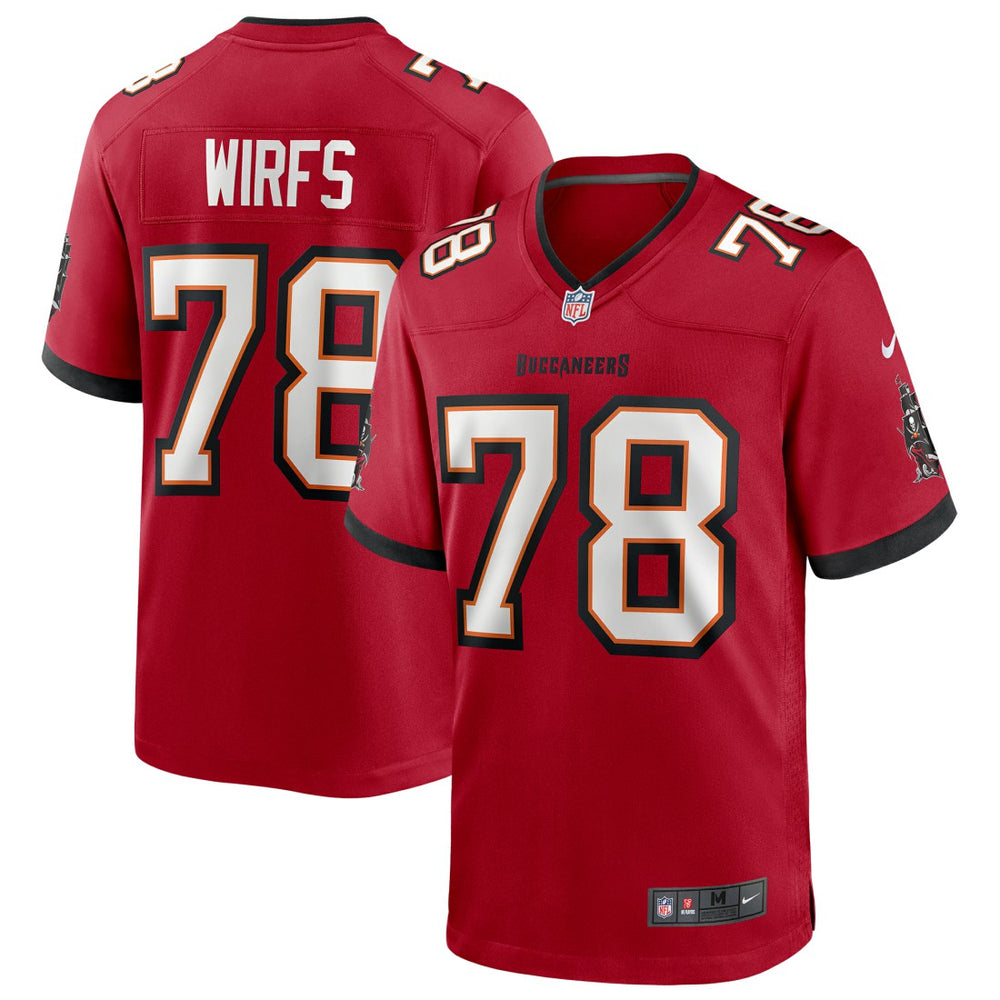 Tristan Wirfs Tampa Bay Buccaneers Player Game Jersey - Red - Nike