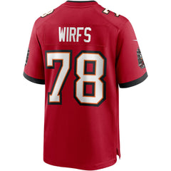 Tristan Wirfs Tampa Bay Buccaneers Player Game Jersey - Red - Nike