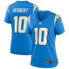 Justin Herbert Los Angeles Chargers Women's Player Game Jersey - Powder Blue - Nike