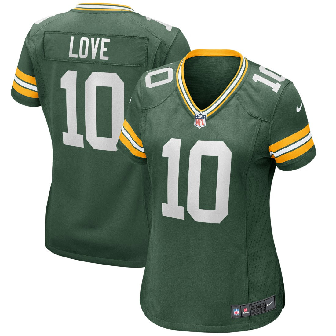 Jordan Love Green Bay Packers Women's Game Jersey - Green - Nike