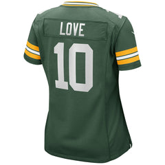 Jordan Love Green Bay Packers Women's Game Jersey - Green - Nike
