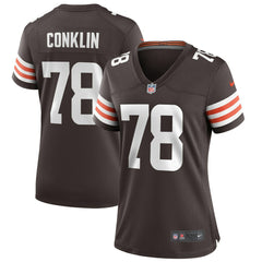 Jack Conklin Cleveland Browns Women's Player Game Jersey - Brown - Nike