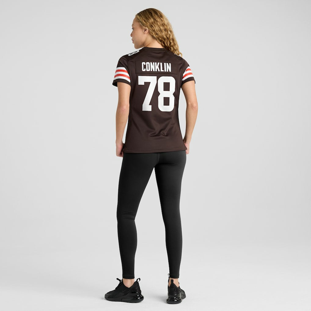 Jack Conklin Cleveland Browns Women's Player Game Jersey - Brown - Nike