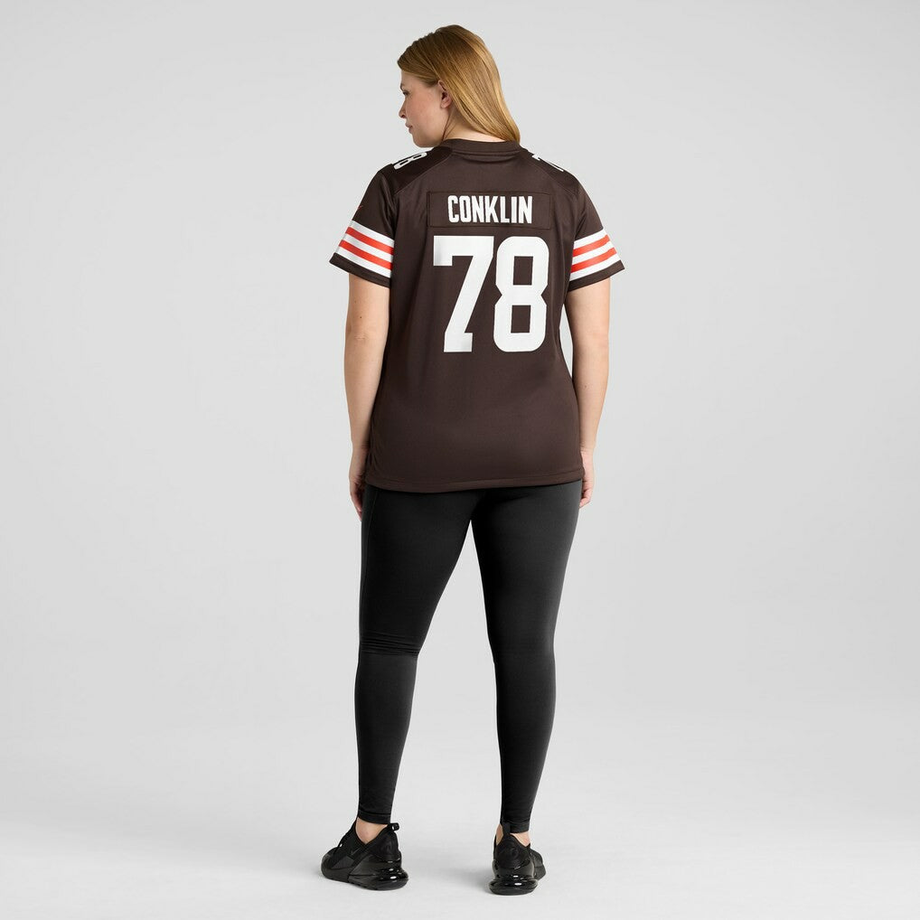 Jack Conklin Cleveland Browns Women's Player Game Jersey - Brown - Nike