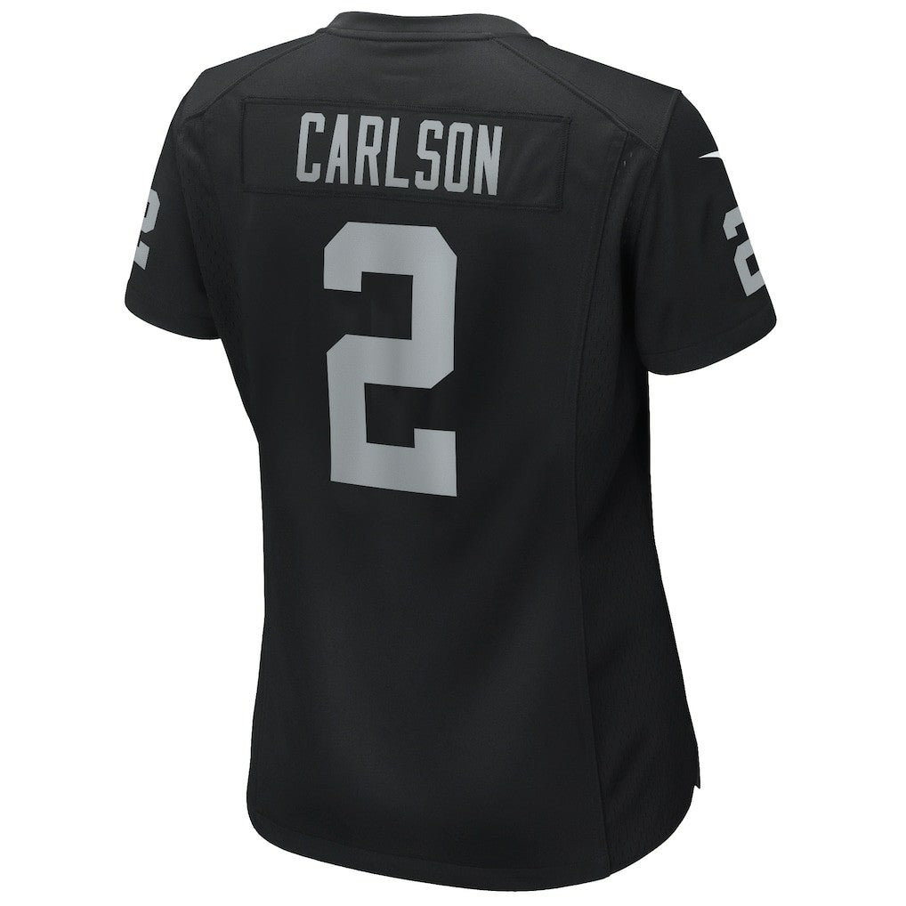 Daniel Carlson Las Vegas Raiders Women's Player Game Jersey - Black - Nike