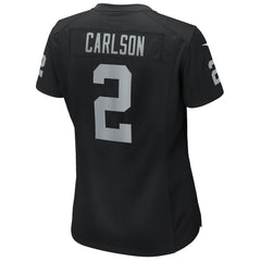 Daniel Carlson Las Vegas Raiders Women's Player Game Jersey - Black - Nike