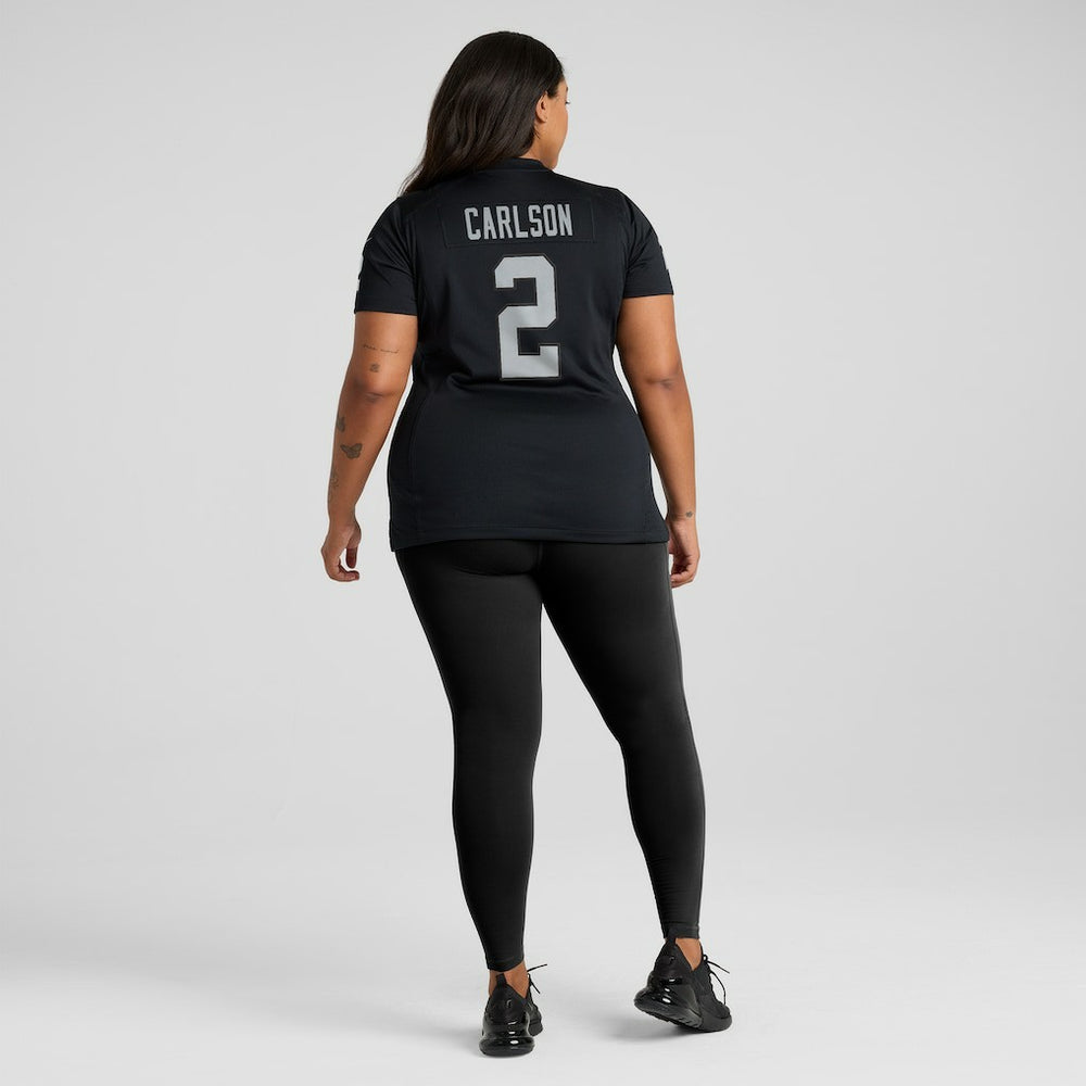 Daniel Carlson Las Vegas Raiders Women's Player Game Jersey - Black - Nike