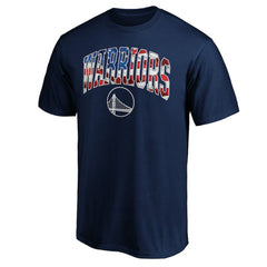 Golden State Warriors Banner Wave T-Shirt Navy