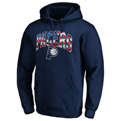 Indiana Pacers Banner Wave Pullover Hoodie Navy