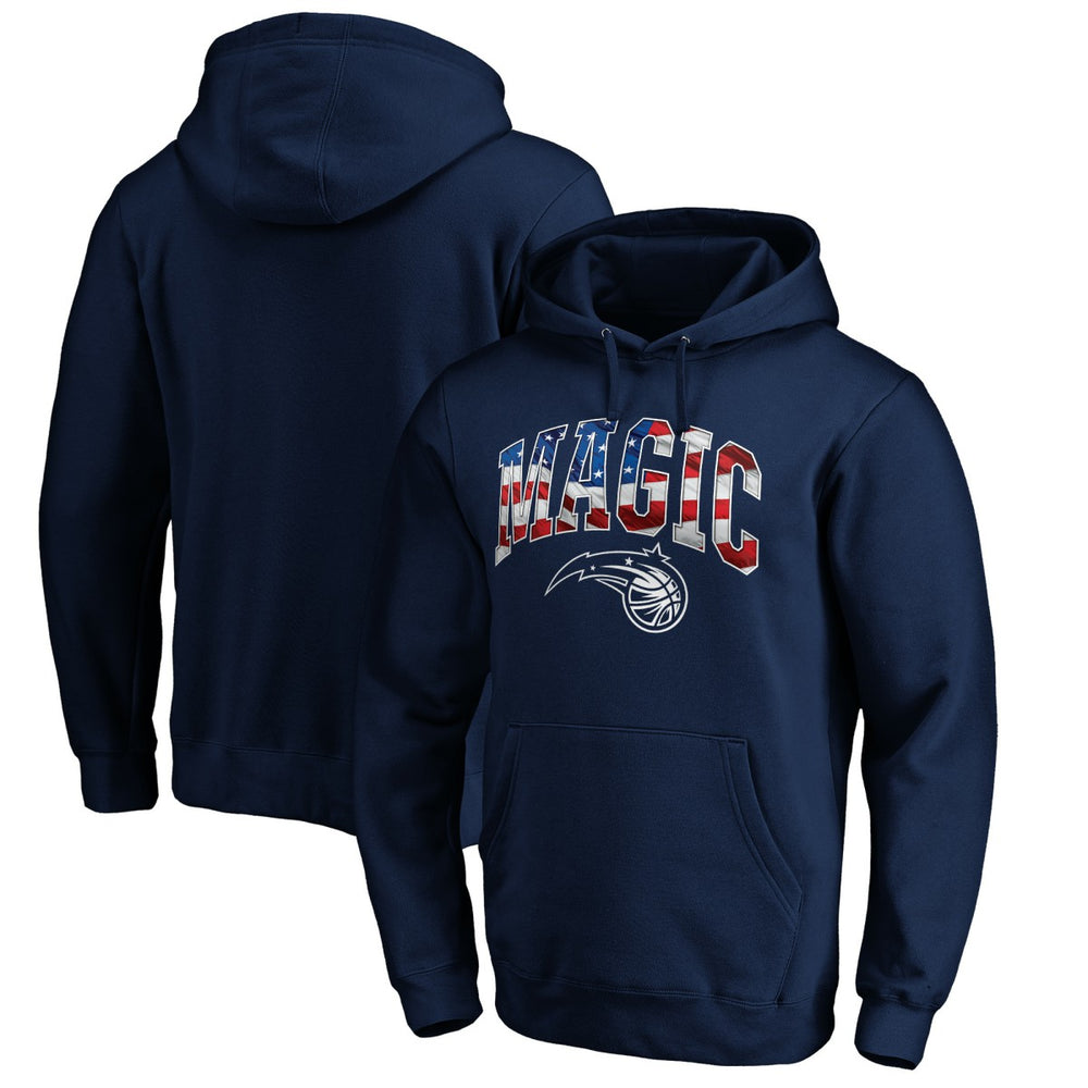 Orlando Magic Banner Wave Pullover Hoodie Navy