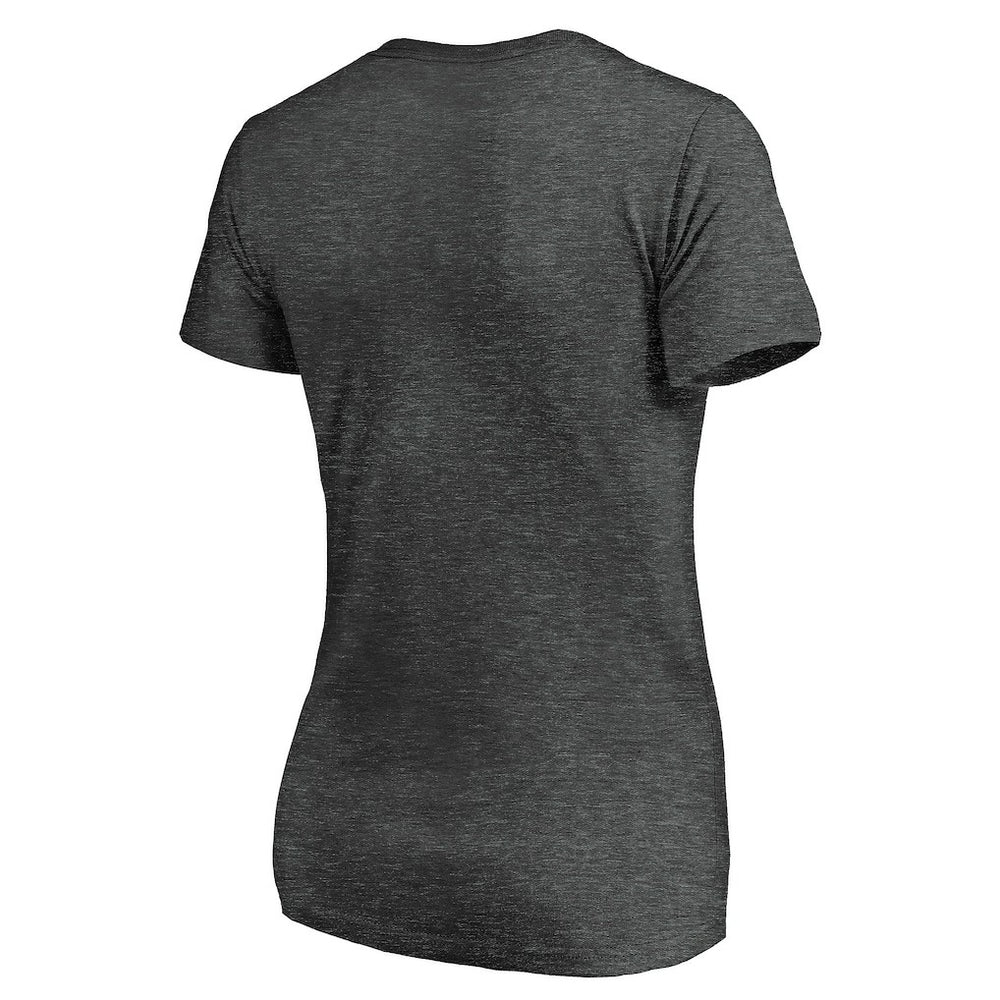 Indianapolis Colts Women's Secondary Logo V-Neck T-Shirt - Heather Gray - NFL