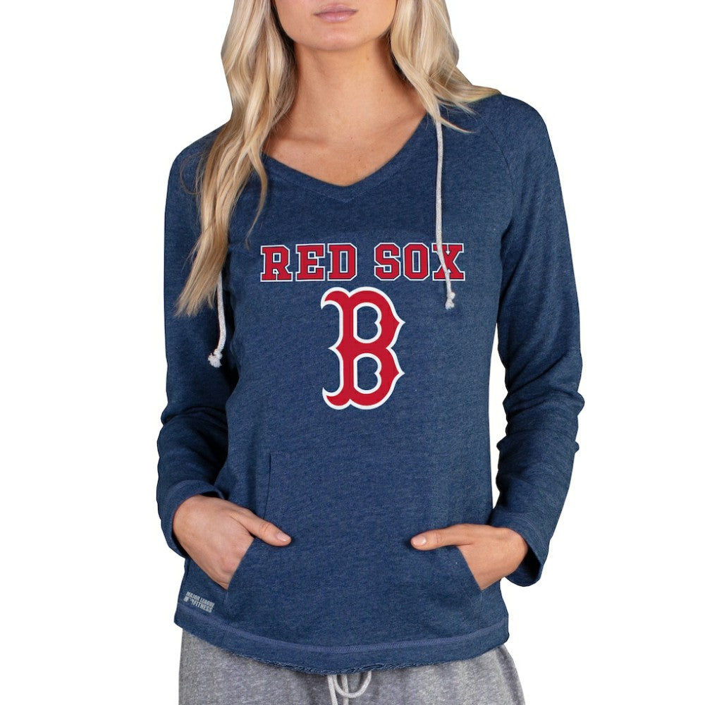 Boston Red Sox Concepts Sport Women's Mainstream Terry Long Sleeve Hoodie Top for sale
