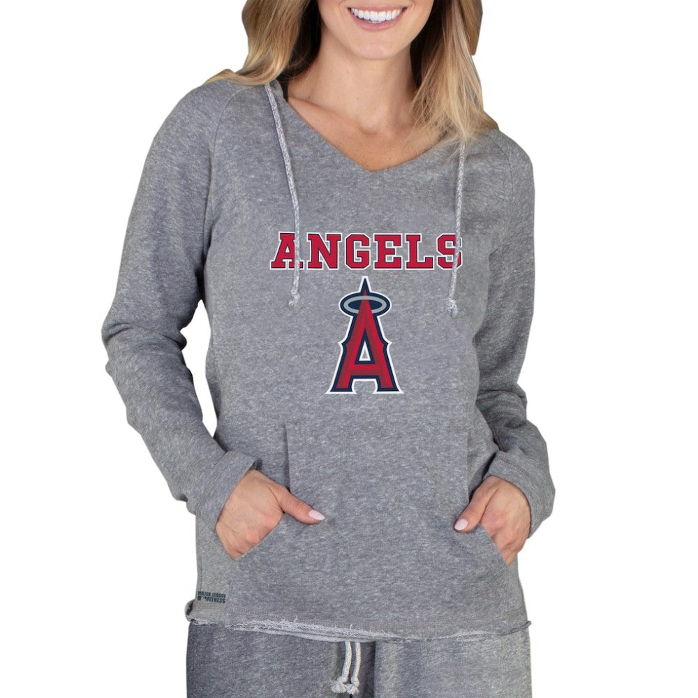 Los Angeles Angels Concepts Sport Women's Mainstream Terry Long Sleeve Hoodie Top Discount