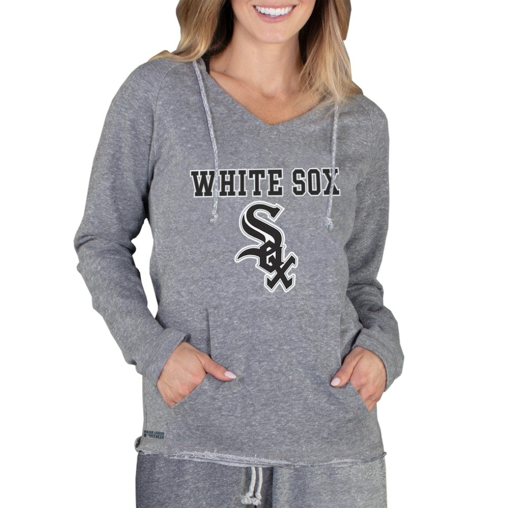 Chicago White Sox Concepts Sport Women's Mainstream Terry Long Sleeve Hoodie Top Sale