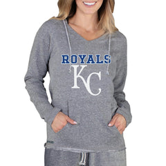 Kansas City Royals Concepts Sport Women's Mainstream Terry Long Sleeve Hoodie Top Online