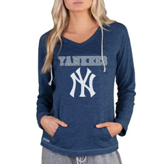 New York Yankees Concepts Sport Women's Mainstream Terry Long Sleeve Hoodie Top Discount