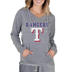 Texas Rangers Concepts Sport Women's Mainstream Terry Long Sleeve Hoodie Top Discount