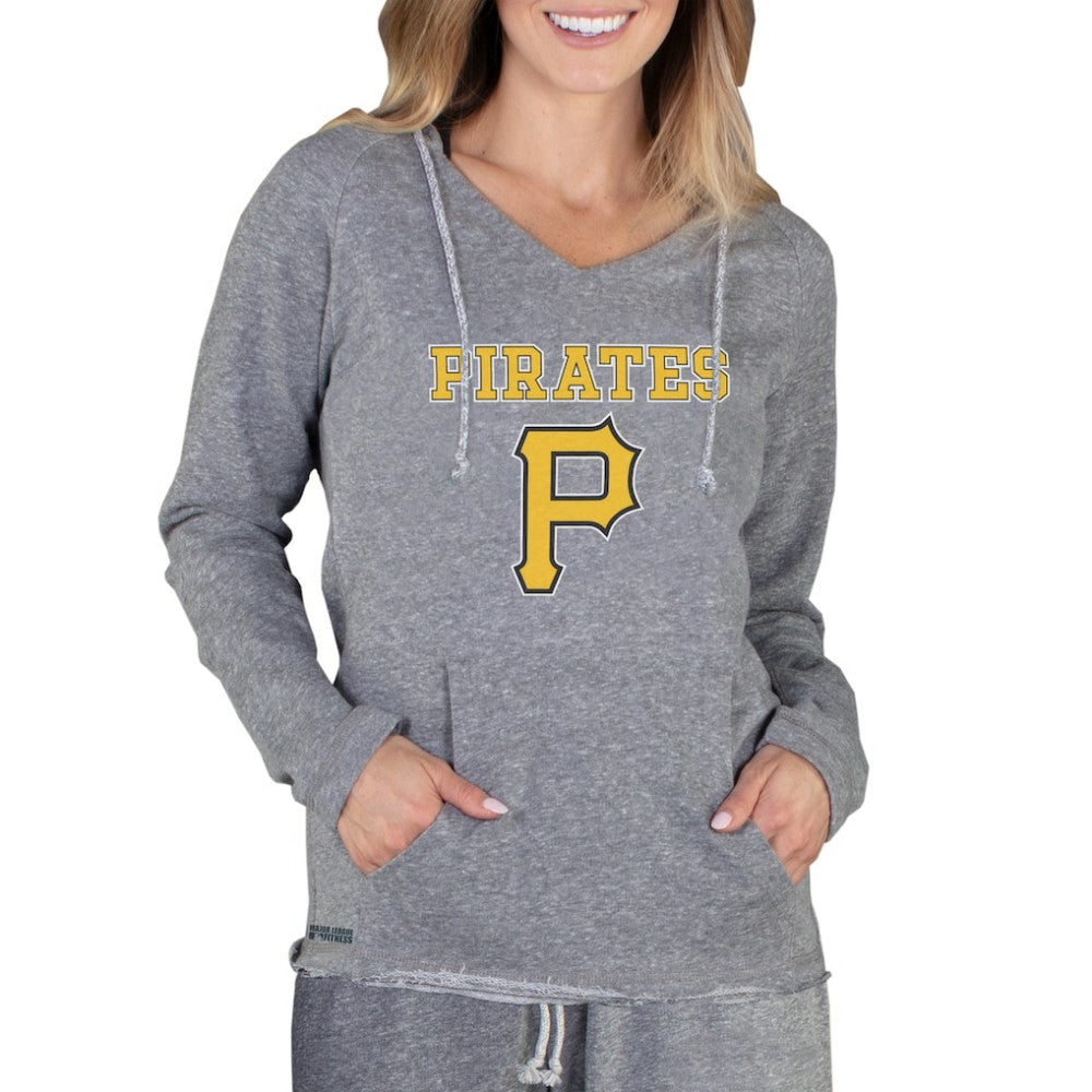 Pittsburgh Pirates Concepts Sport Women's Mainstream Terry Long Sleeve Hoodie Top Discount