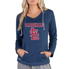 St. Louis Cardinals Concepts Sport Women's Mainstream Terry Long Sleeve Hoodie Top Sale