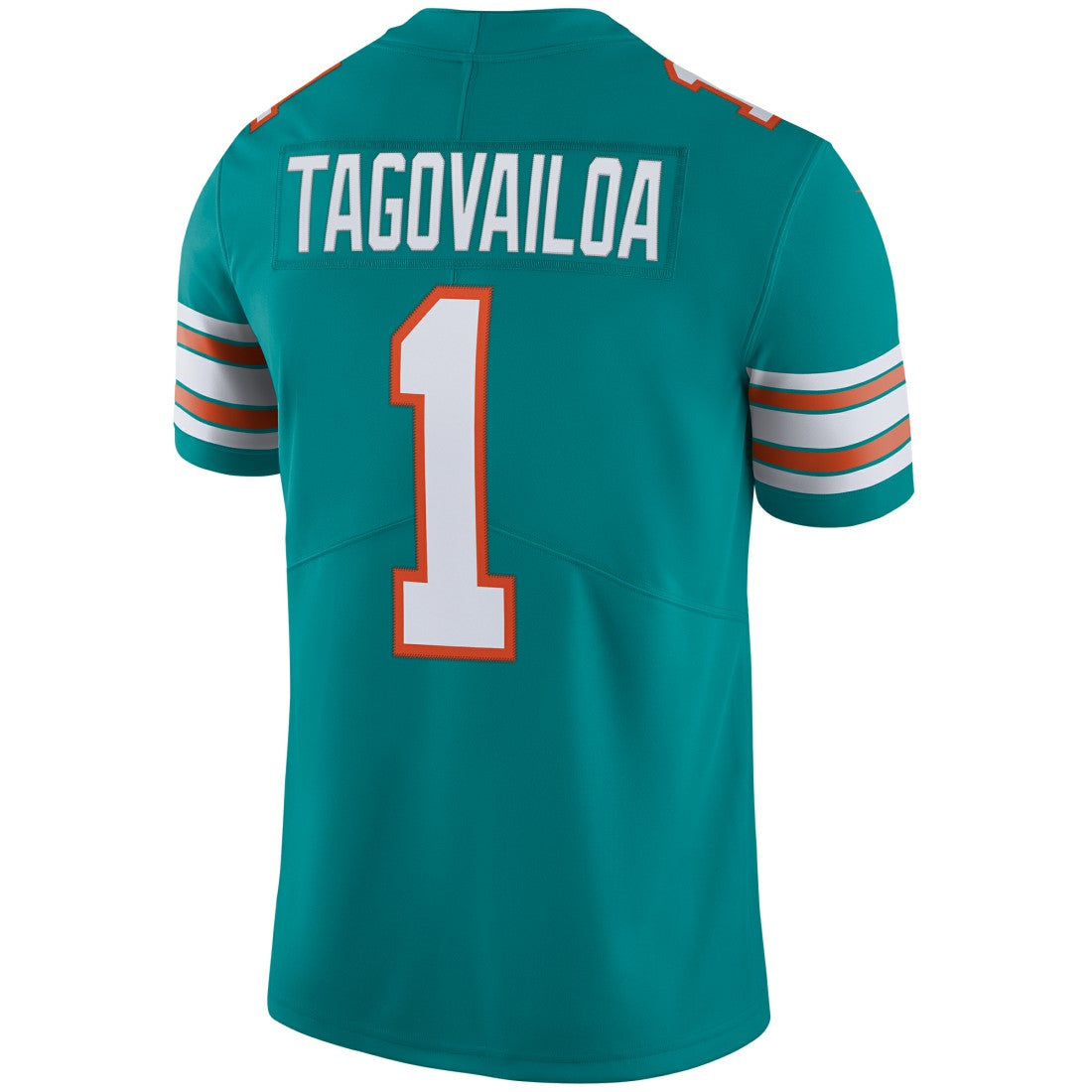 Tua Tagovailoa Miami Dolphins Alternate Vapor Limited Jersey - Aqua - Nike