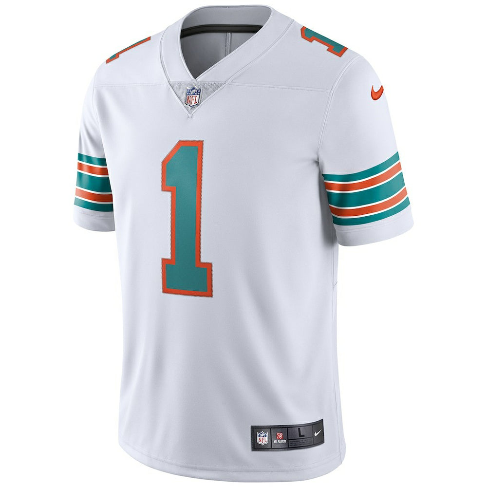 Tua Tagovailoa Miami Dolphins 2nd Alternate Vapor Limited Jersey - White - Nike