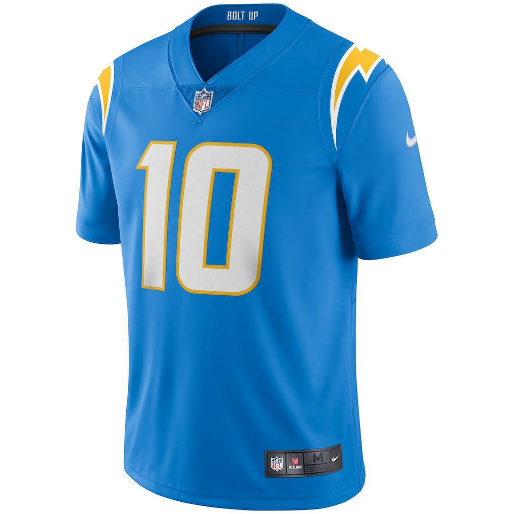 Justin Herbert Los Angeles Chargers Vapor Limited Jersey - Powder Blue - Nike