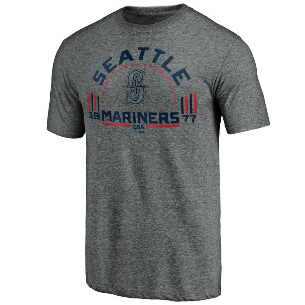 Seattle Mariners Team Freedom Tri-Blend T-Shirt Discount