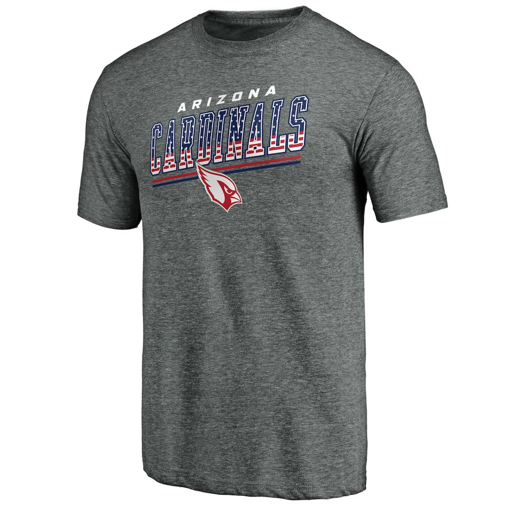 Arizona Cardinals Team Freedom Tri-Blend T-Shirt - Gray - NFL