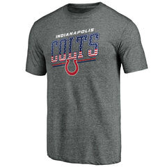 Indianapolis Colts Team Freedom Tri-Blend T-Shirt - Gray - NFL