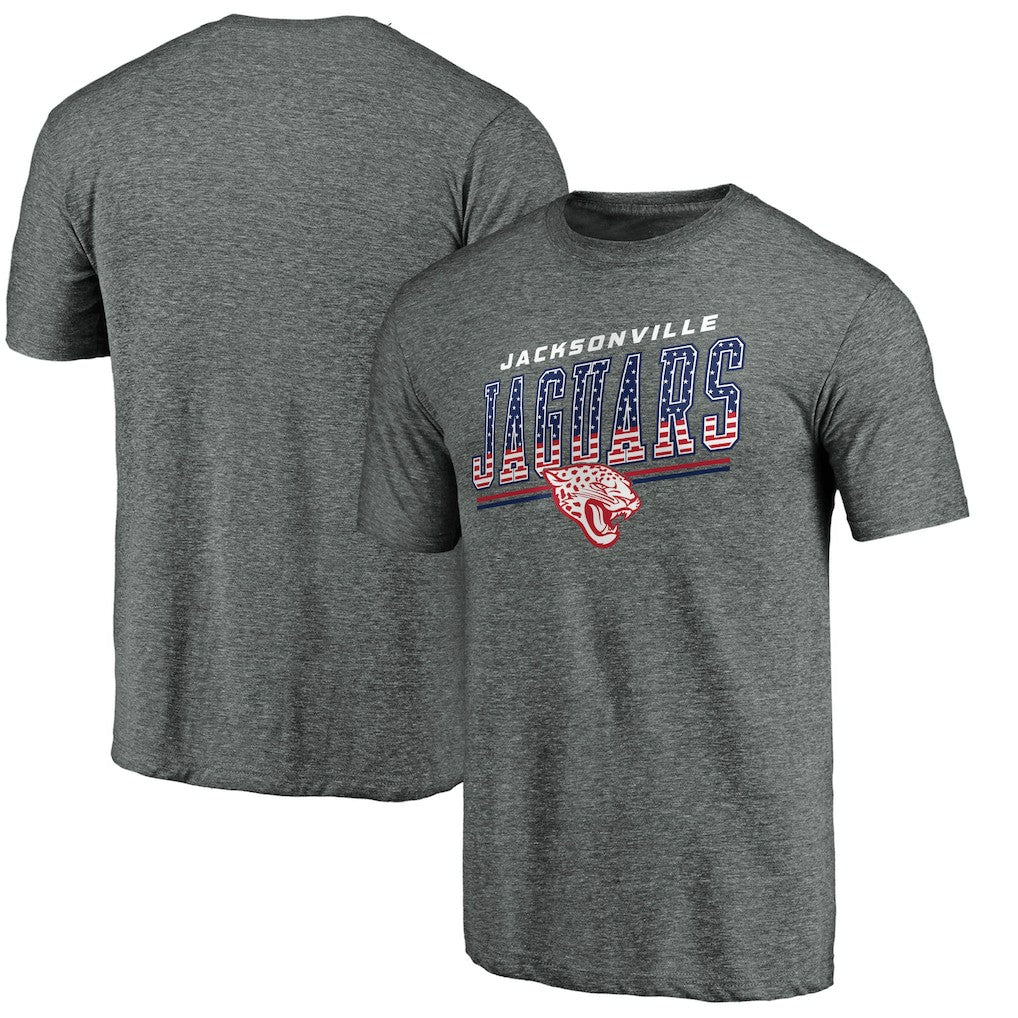 Jacksonville Jaguars Team Freedom Tri-Blend T-Shirt - Gray - NFL