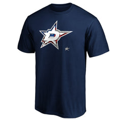 Dallas Stars Banner Wave Logo T-Shirt - Navy | NHL sale