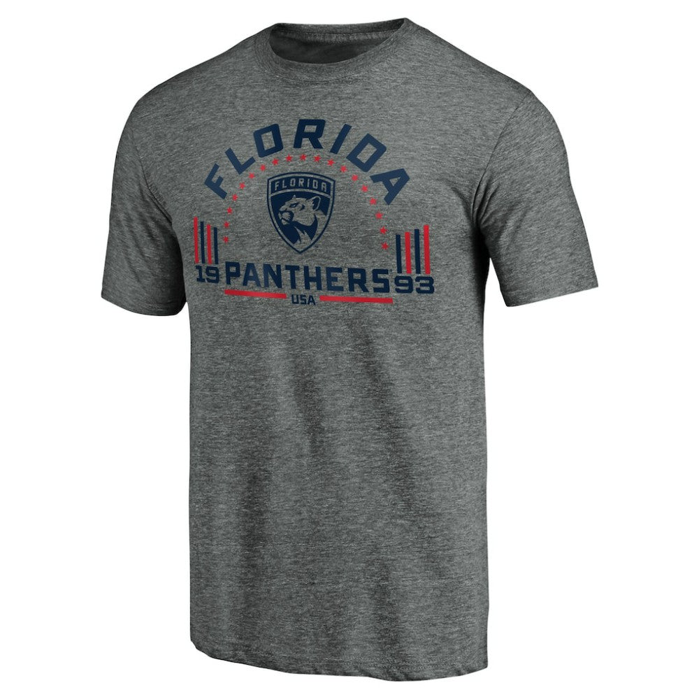 Florida Panthers Team Freedom Tri-Blend T-Shirt - Heathered Gray | NHL online