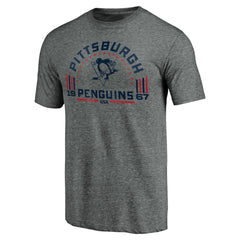 Pittsburgh Penguins Team Freedom Tri-Blend T-Shirt - Heathered Gray | NHL sale