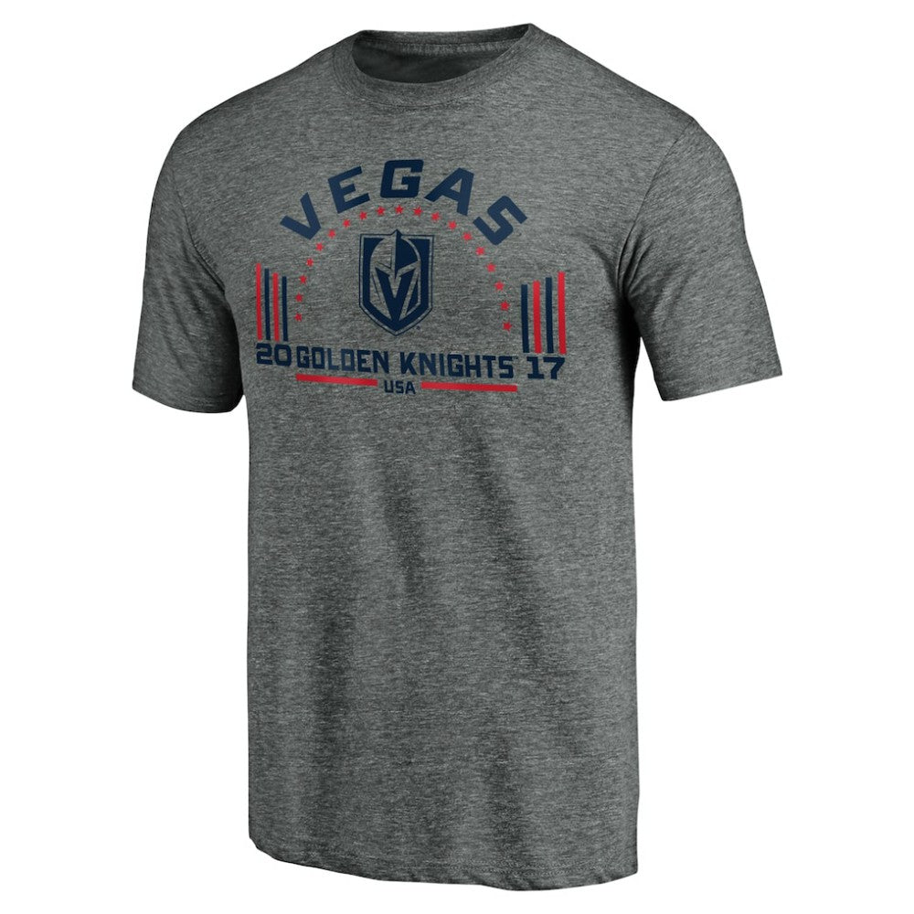 Vegas Golden Knights Team Freedom Tri-Blend T-Shirt - Heathered Gray | NHL online