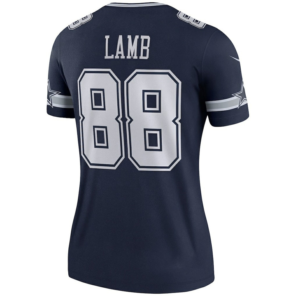 CeeDee Lamb Dallas Cowboys Women's Legend Player Performance Top - Navy - Nike