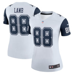 CeeDee Lamb Dallas Cowboys Women's Legend Player Performance Top - White - Nike