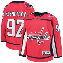 Evgeny Kuznetsov Washington Capitals Youth Home Premier Player Jersey - Red | NHL near me