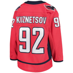 Evgeny Kuznetsov Washington Capitals Youth Home Premier Player Jersey - Red | NHL near me