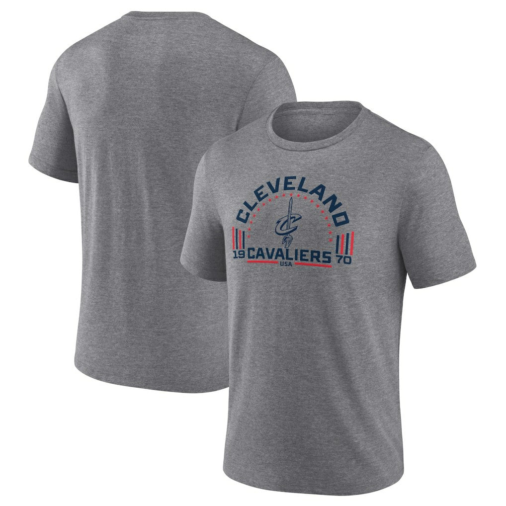 Cleveland Cavaliers Team Freedom Tri-Blend T-Shirt Gray