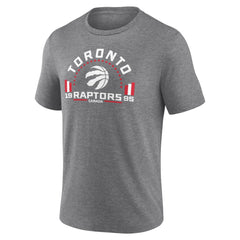 Toronto Raptors Team Freedom Tri-Blend T-Shirt Gray