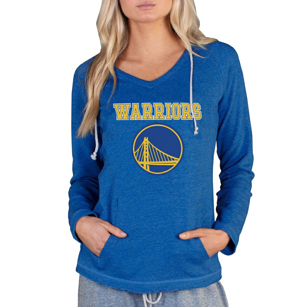 Golden State Warriors Concepts Sport Women's Mainstream Terry Hooded Top Royal