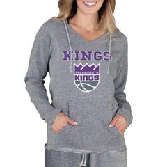 Sacramento Kings Concepts Sport Women's Mainstream Terry Hooded Top Gray