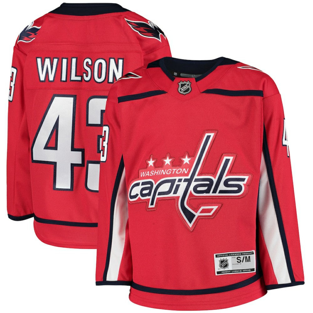 Tom Wilson Washington Capitals Youth Home Premier Player Jersey - Red | NHL online