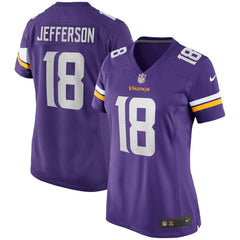 Justin Jefferson Minnesota Vikings Women's Game Jersey - Purple - Nike