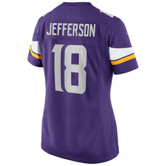 Justin Jefferson Minnesota Vikings Women's Game Jersey - Purple - Nike