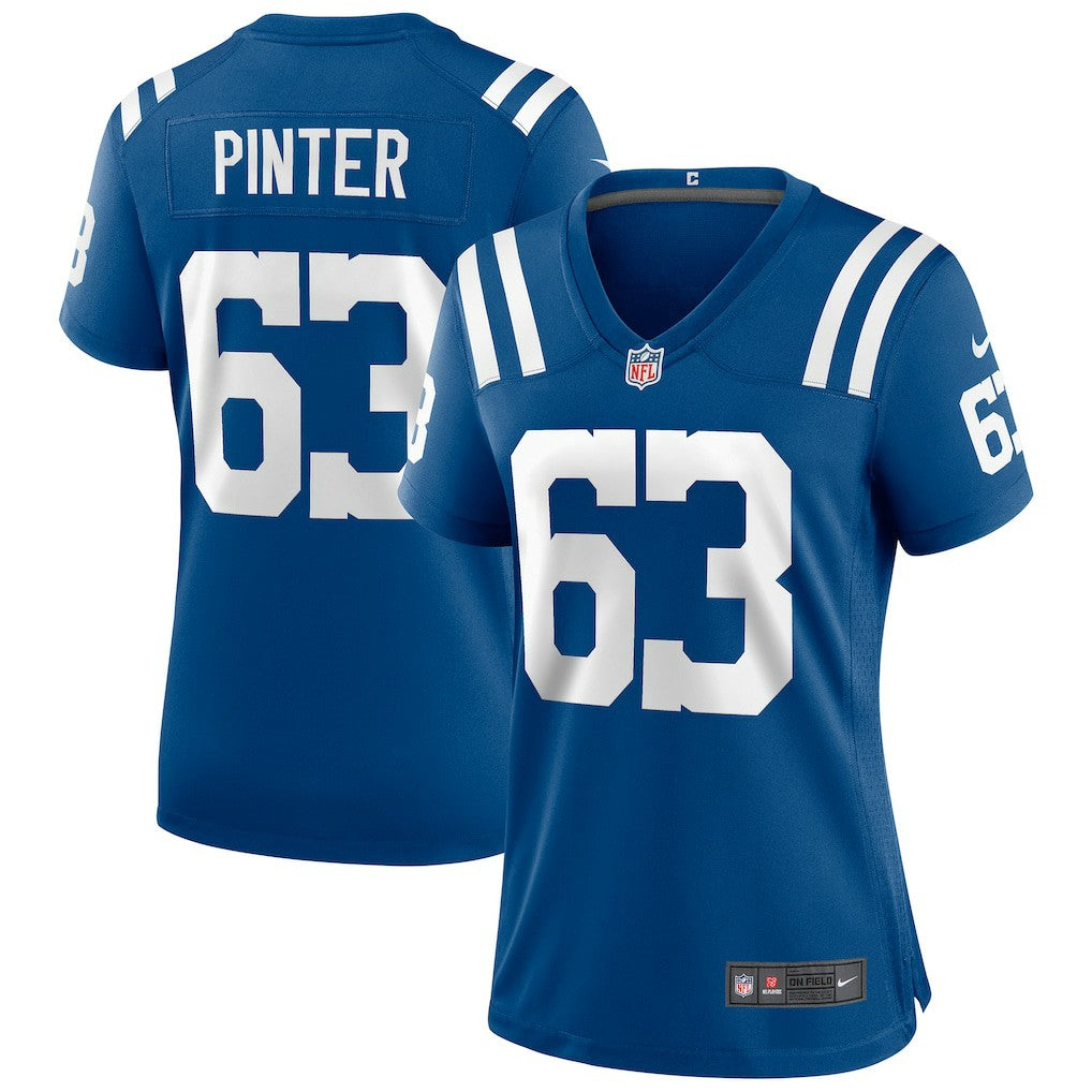 Danny Pinter Indianapolis Colts Women's Game Jersey - Royal - Nike