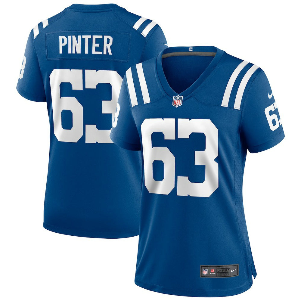 Danny Pinter Indianapolis Colts Women's Game Jersey - Royal - Nike